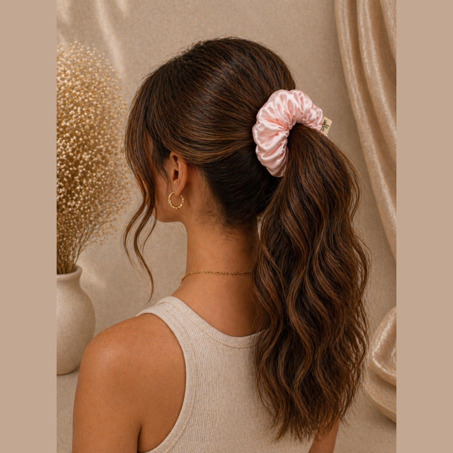 Silk Scrunchie 010