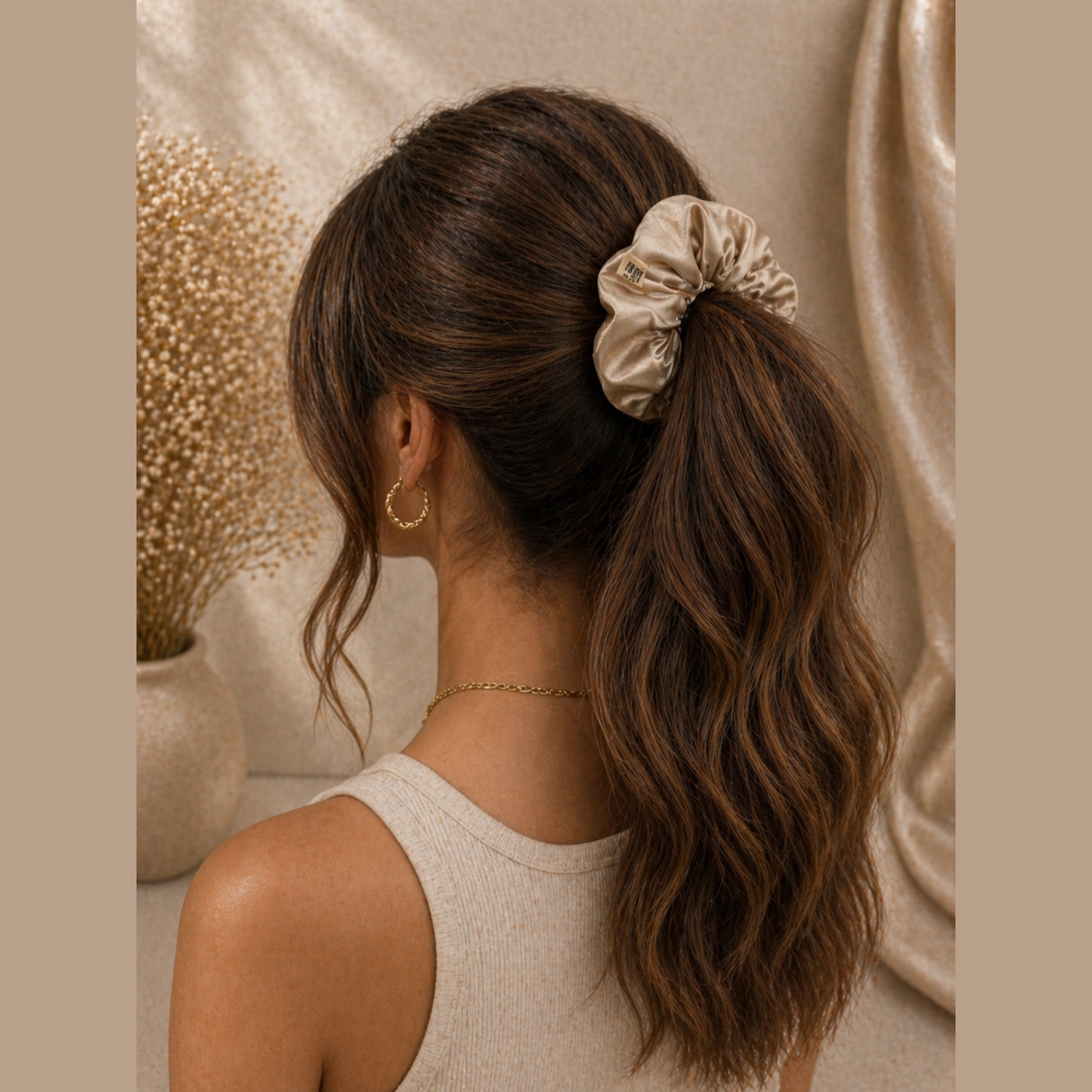 Silk Scrunchie 004