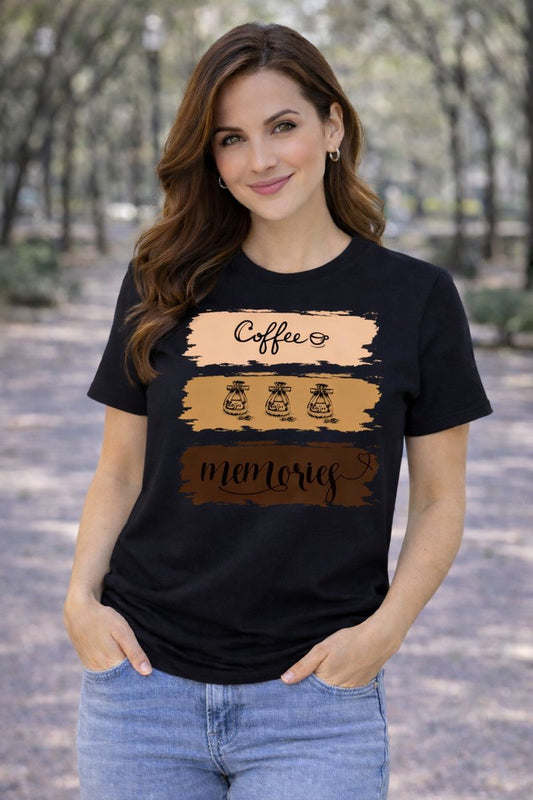 Memories with Coffee T-shirt