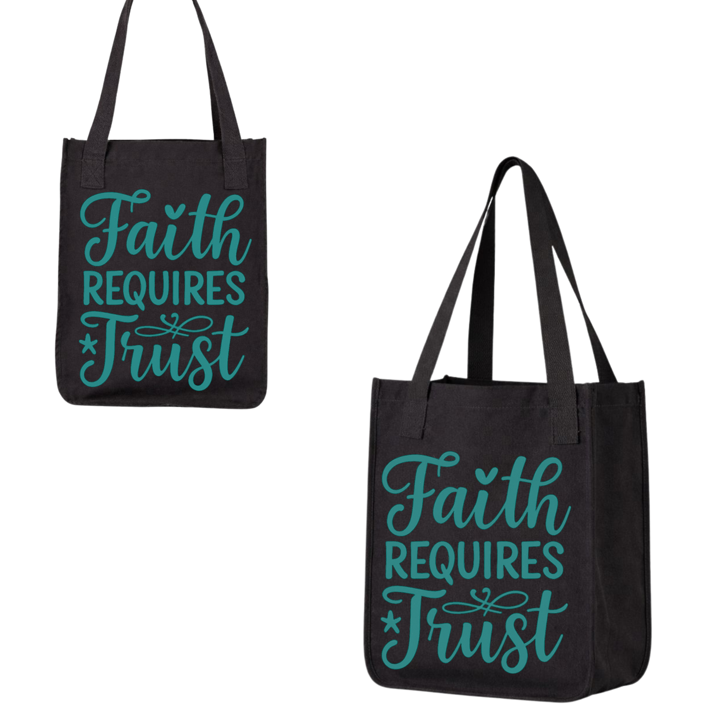 Faith Requires Tote Trust Handbag