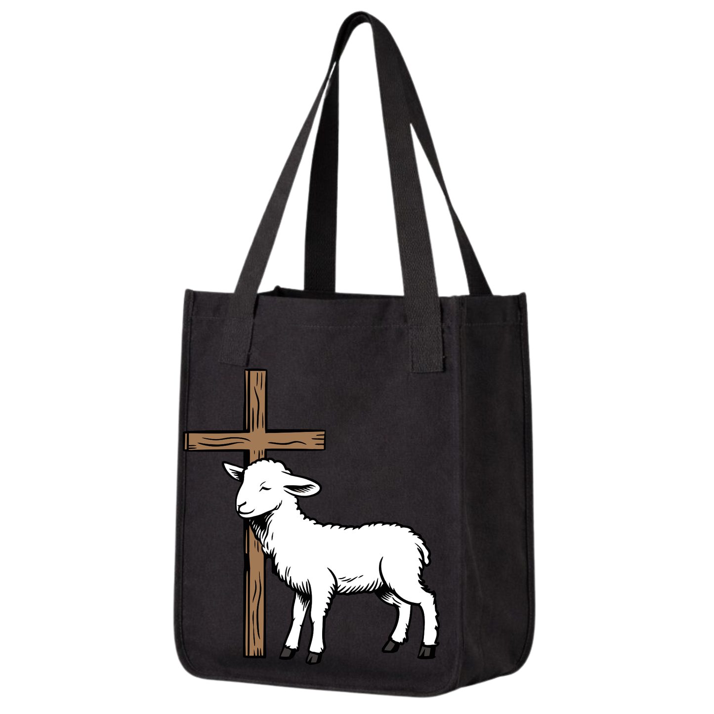 Lamb of Christ Tote Handbag