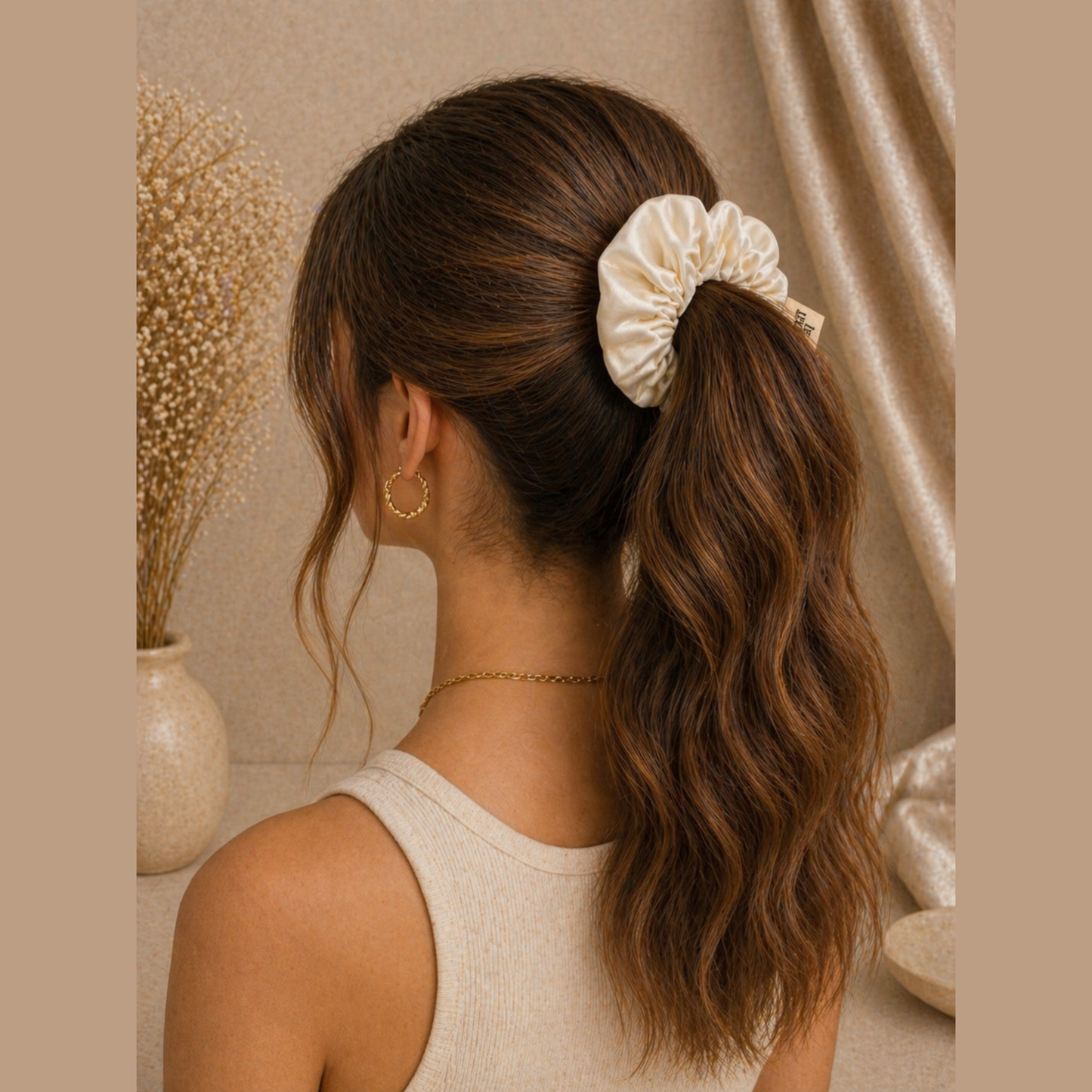 Silk Scrunchie 009