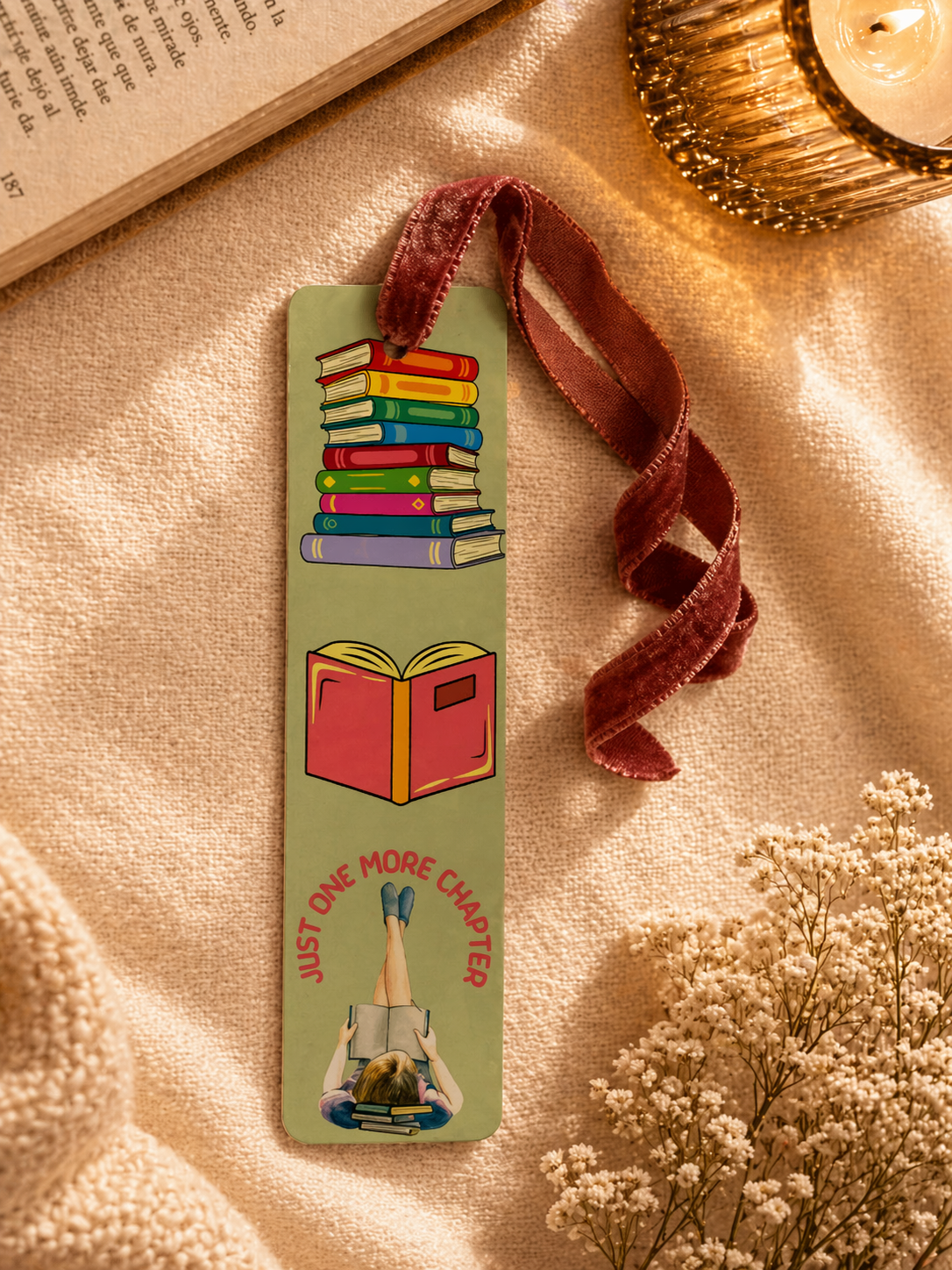 Aluminum Sublimation Bookmark 010