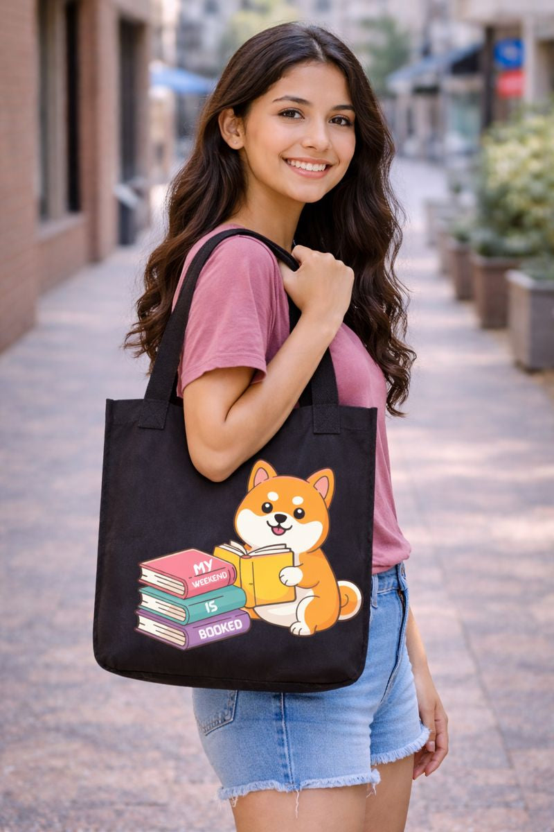 My Weekend is Booked Tote Handbag