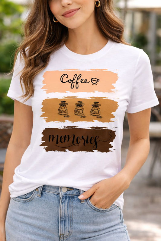 Memories with Coffee T-shirt
