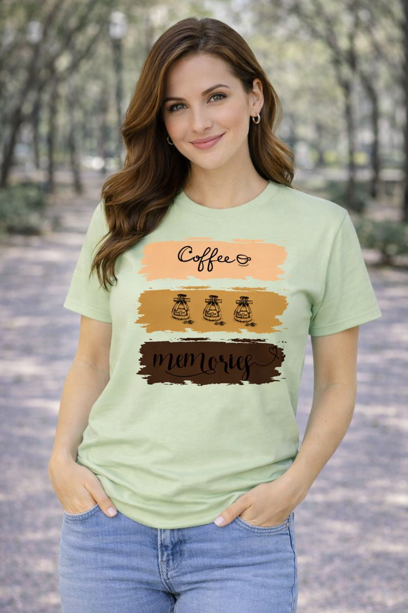 Memories with Coffee T-shirt